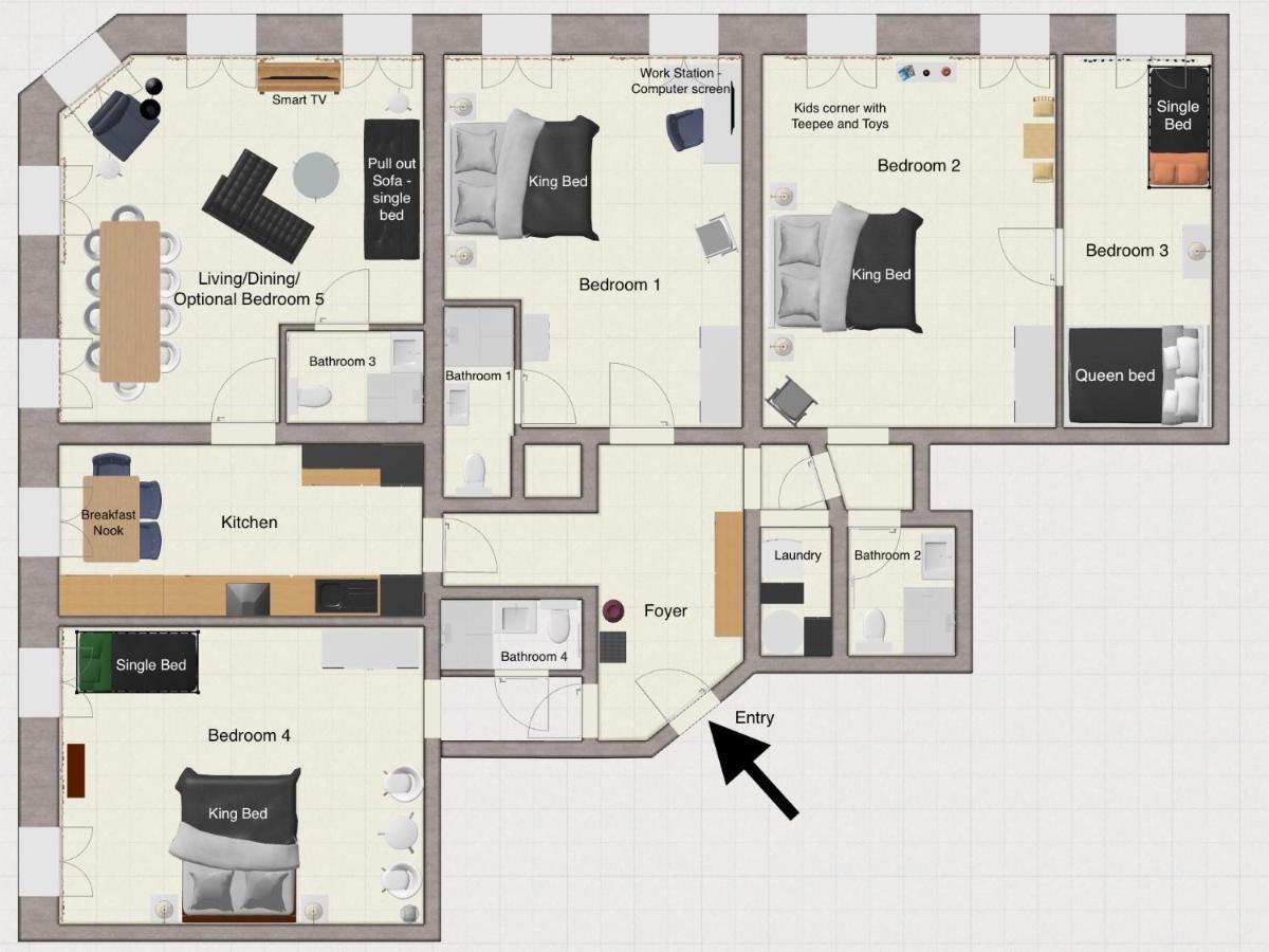 Big Apartment Vienna Exterior photo